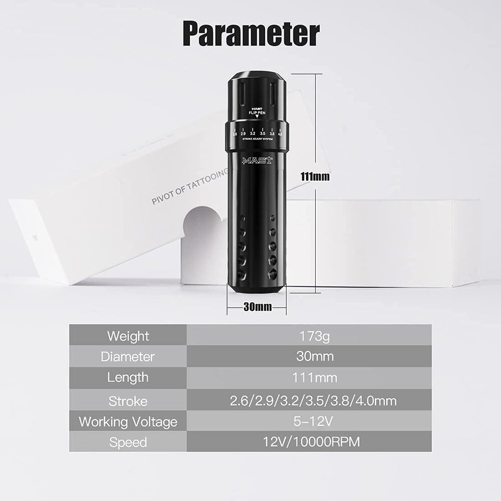 Accessoires essentiels Mast Tattoo Flip pour démarrer rapidement