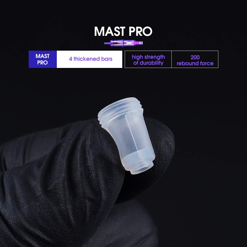 Tension parfaite Mast Pro 1207RL, expérience fluide lors du tatouage.