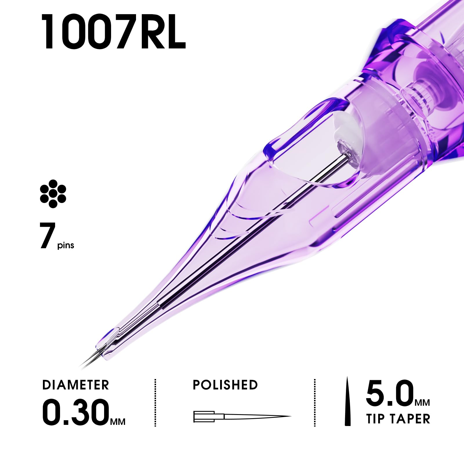 Aiguilles en acier tranchantes Mast Pro2 pour précision accrue