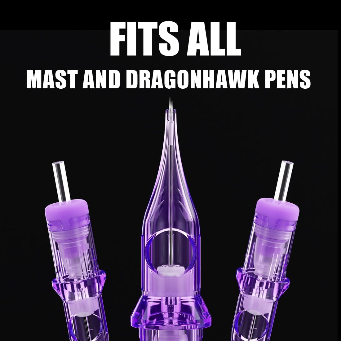 Cartouches Mast Pro2 conçues pour liners ronds, shaders et mags.