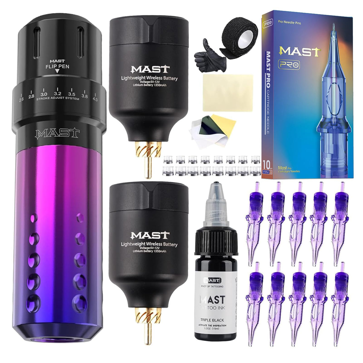 Mast Flip sans-fil: stylo-rotatif pour des tracés nets et précis.