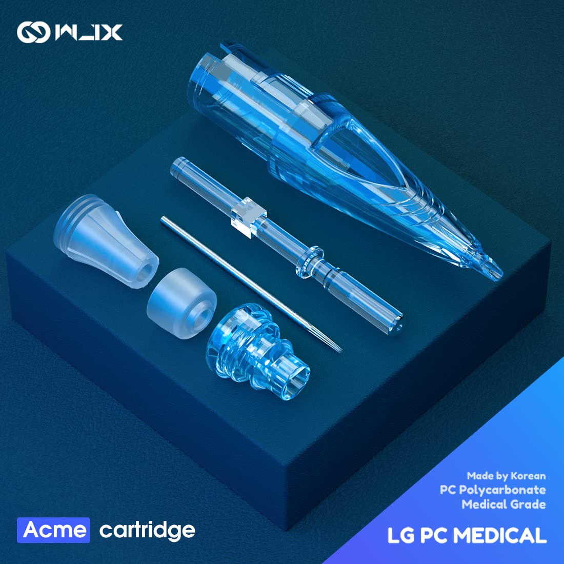 Cartouches MAST TATTOO WJX en acier inoxydable, durables et fiables.