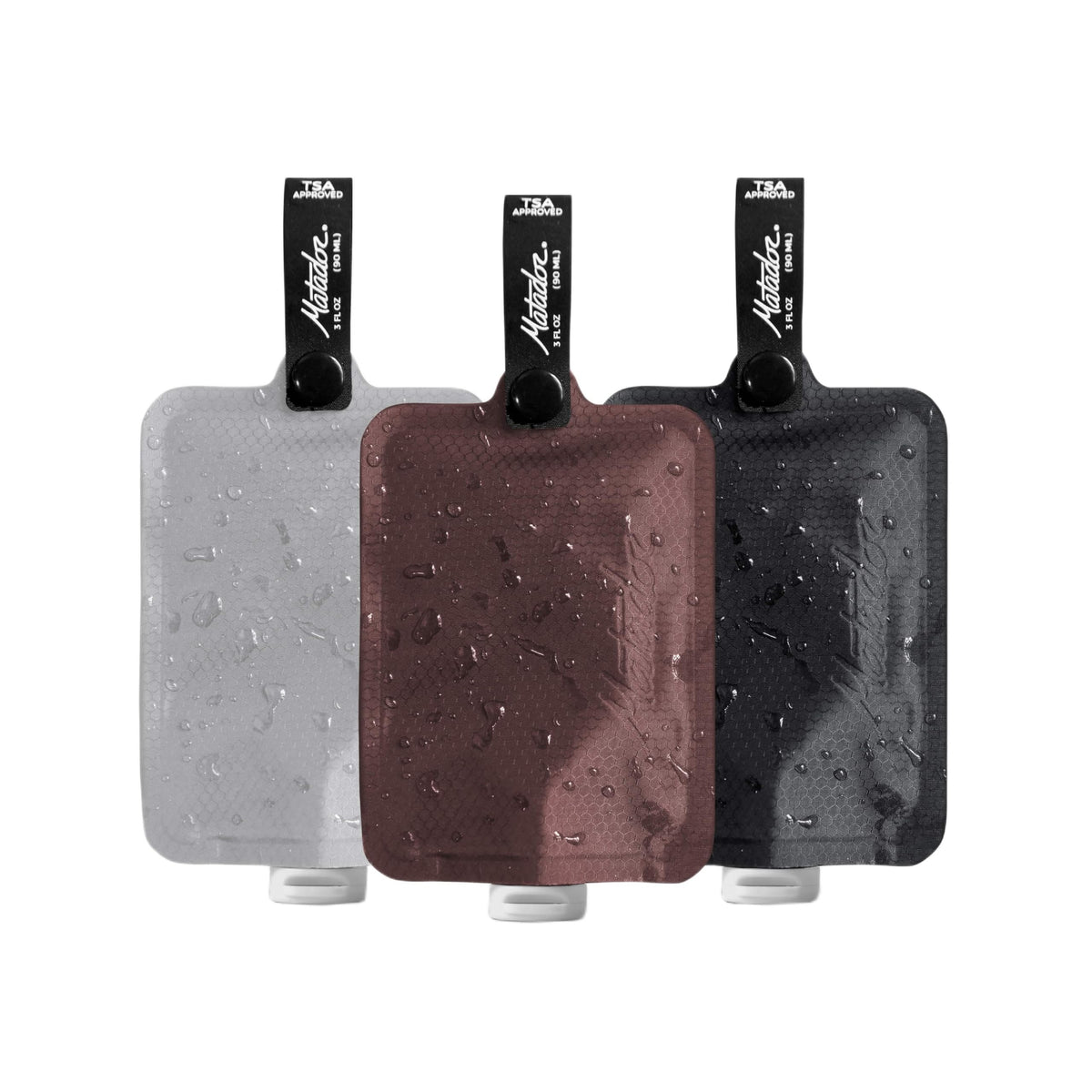 Matador FlatPak : ensemble de bouteilles articles de toilette 3oz, voyage compact.