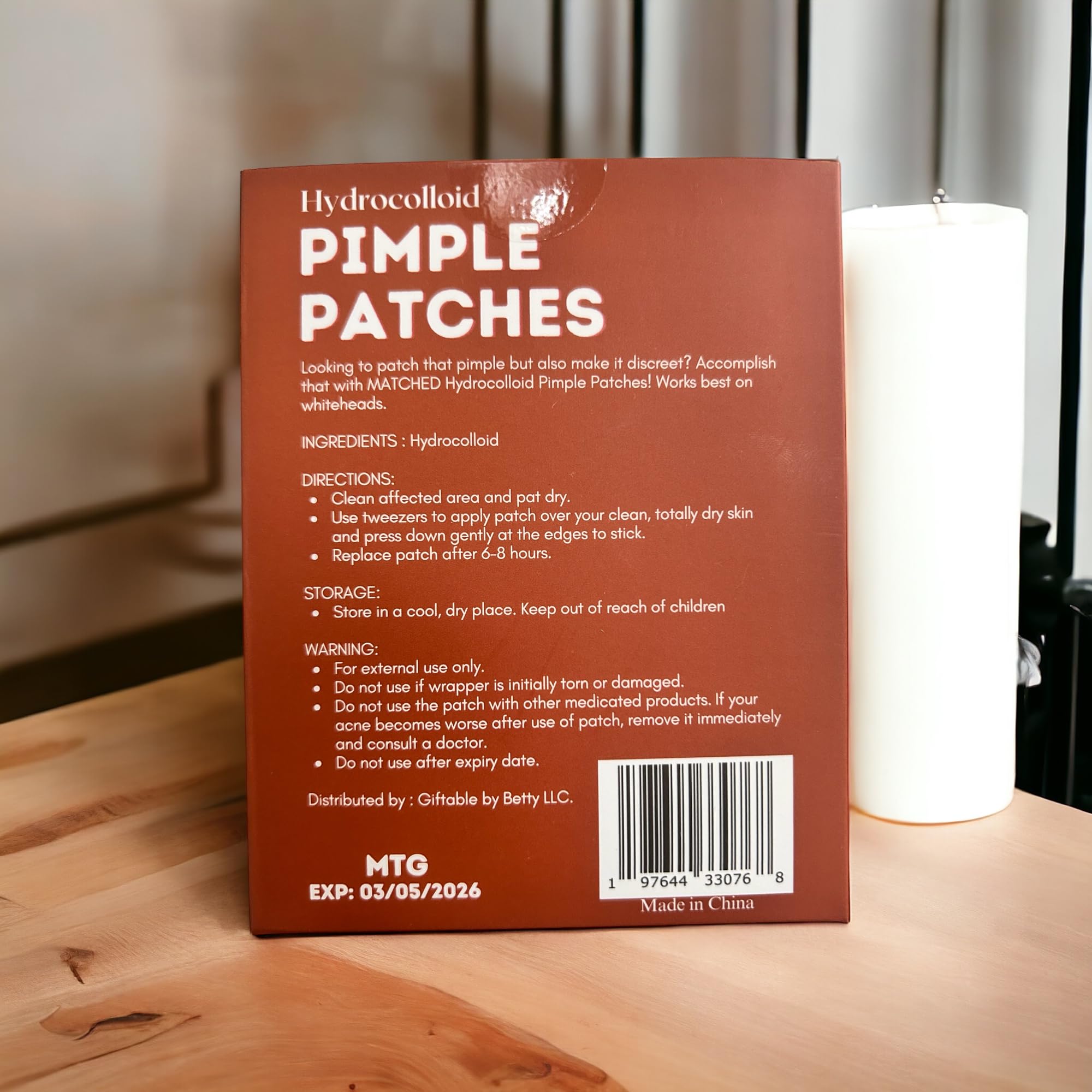 MATCHED medium patch (0.4 in) for mid-size spots.