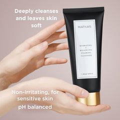 MATKAS: mousse-nettoyante visage, texture légère purifie sans tiraillement.