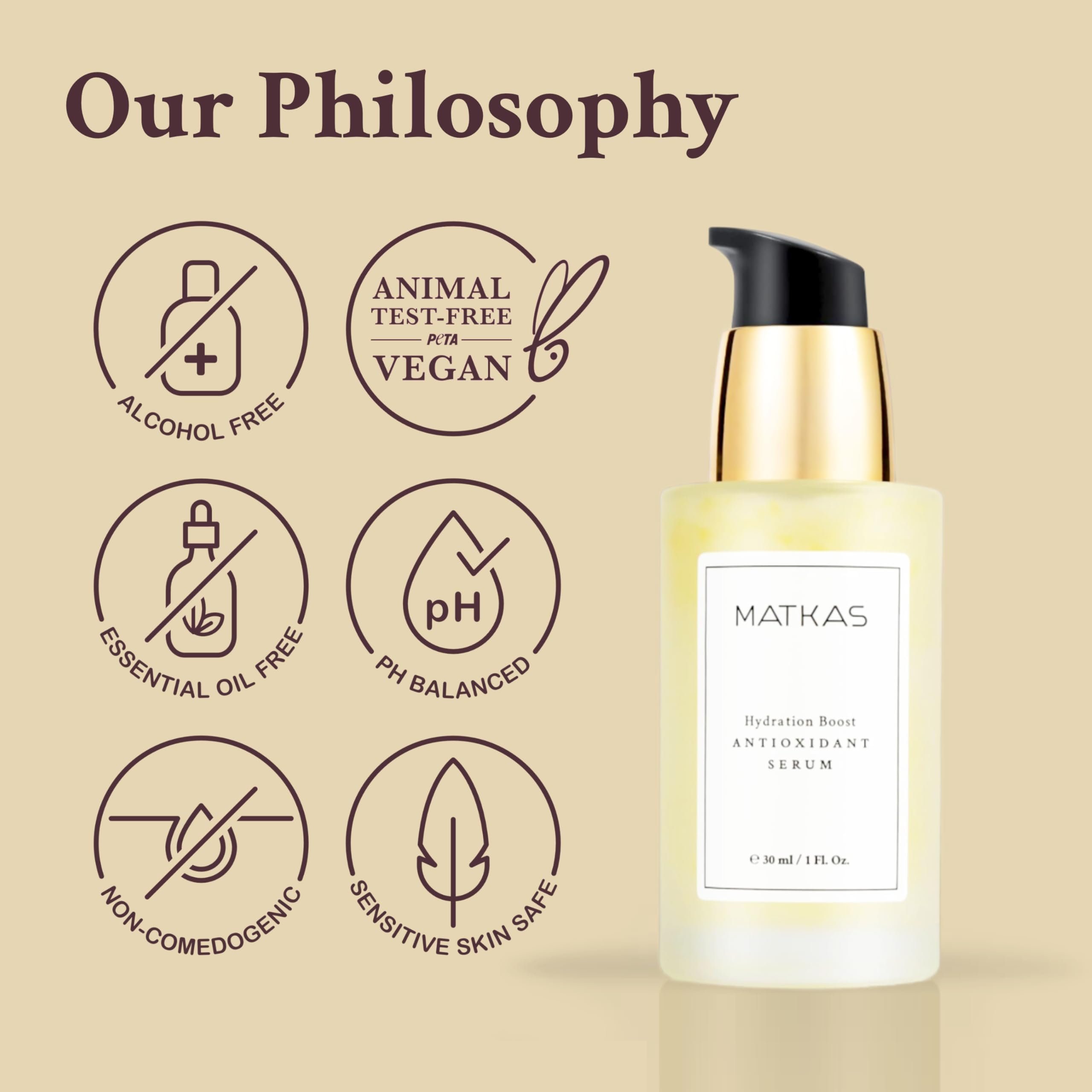 MATKAS Sérum Centella Niacinamide – emballage soigné et routine beauté quotidienne