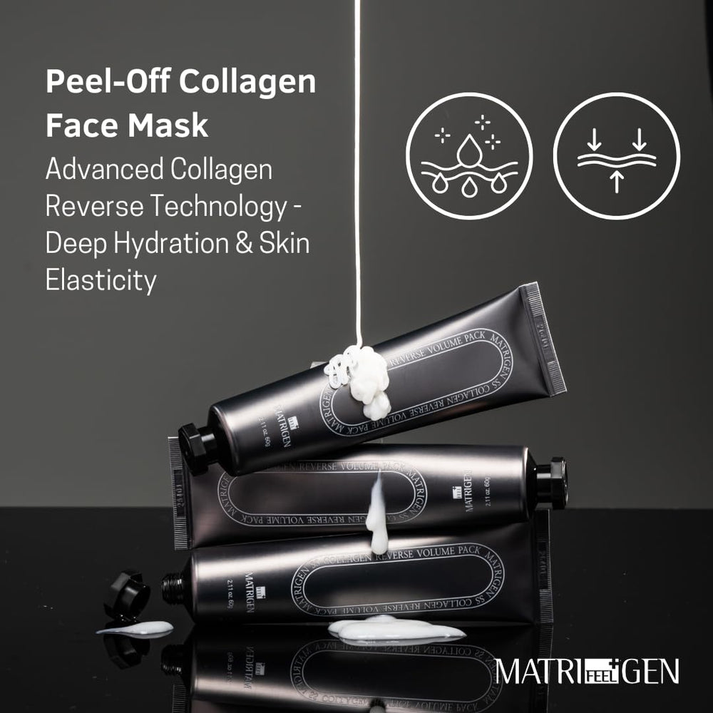 MATRIFEELGEN SS Collagen et Exosomes – revitalisation du visage après l’application du masque.