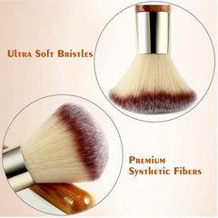 Brins synthétiques Matto sans cruauté pour un rendu lisse.