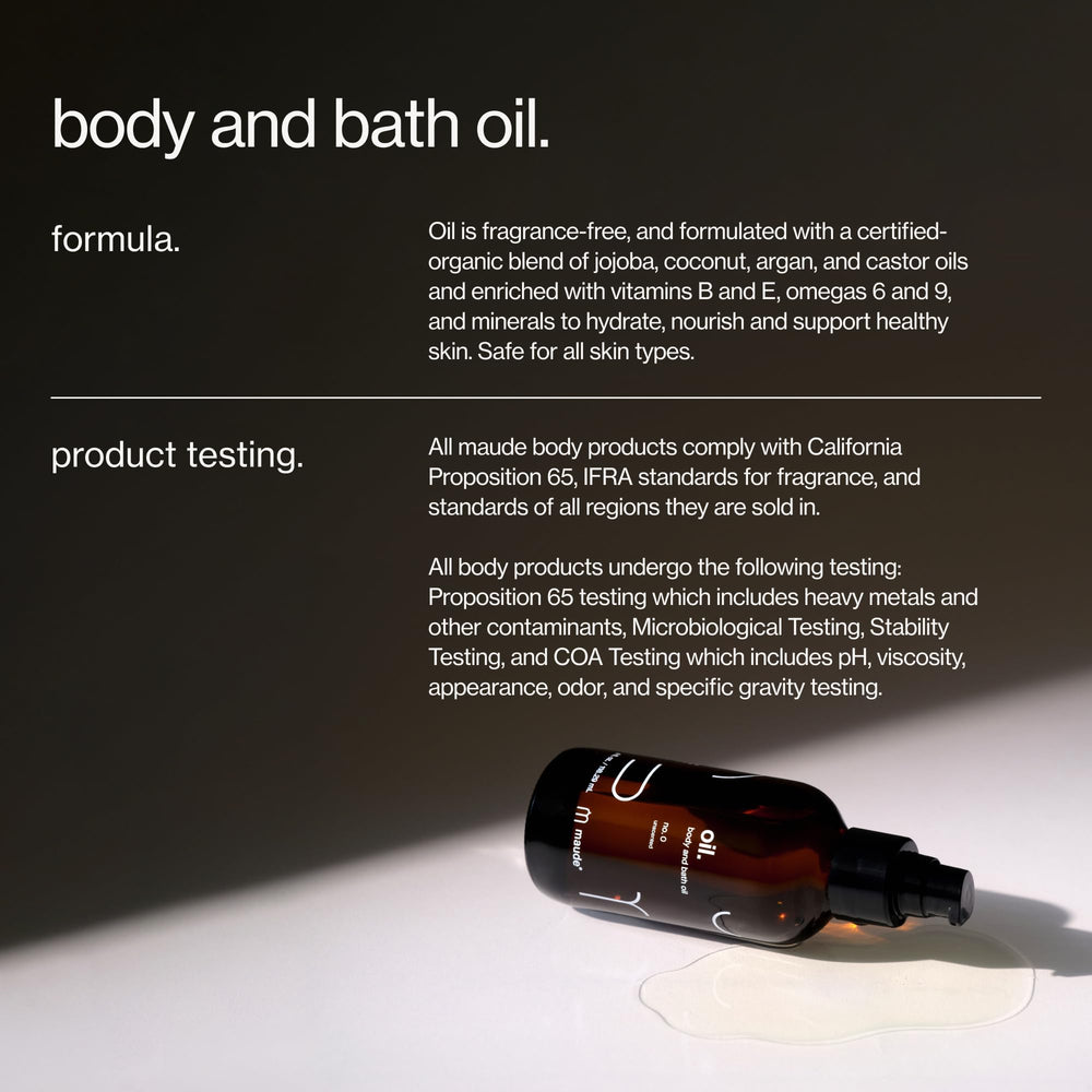 Maude Oil No. 0 – formulation coco et jojoba, soin nourrissant