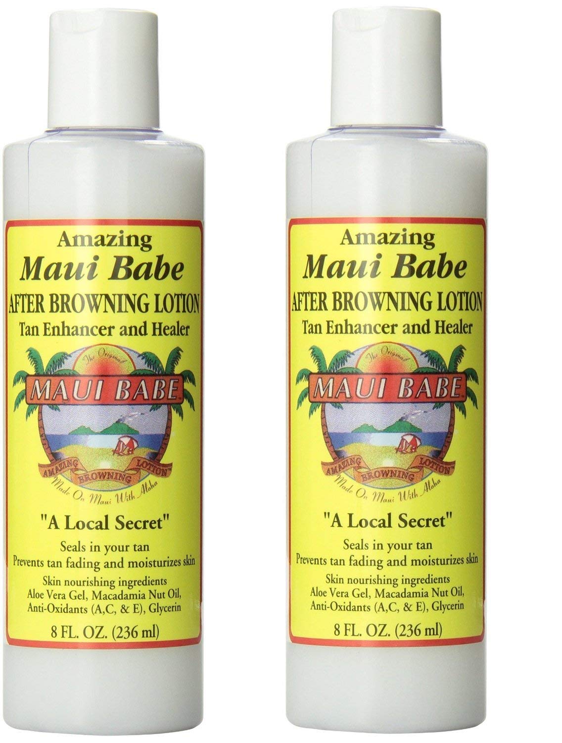 Maui Babe Après-Bronzage 8oz, hydratation apaisante après exposition au soleil