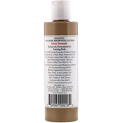 Maui Babe Formule Salon — Application uniforme, protection légère et éclat doré en intérieur.
