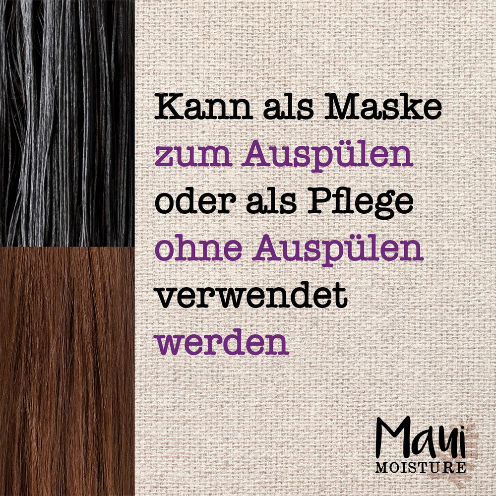 Cheveux brillants et souples après utilisation de Maui Moisture