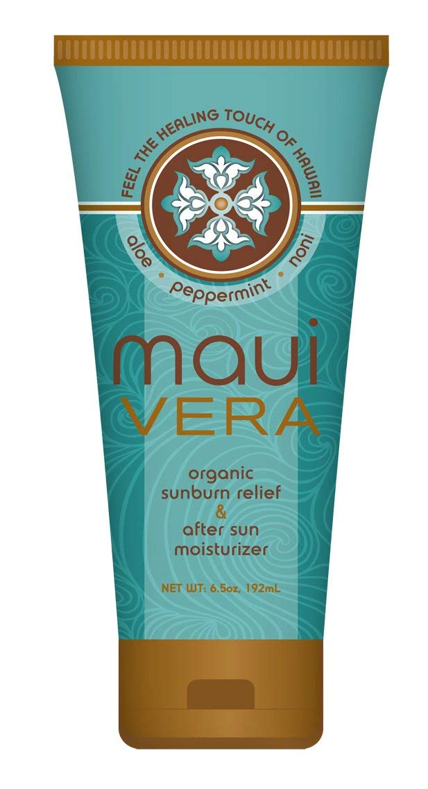 Maui Vera Après-Soleil Gel Lavande et Menthe, réconfort rapide et hydratation après exposition au soleil