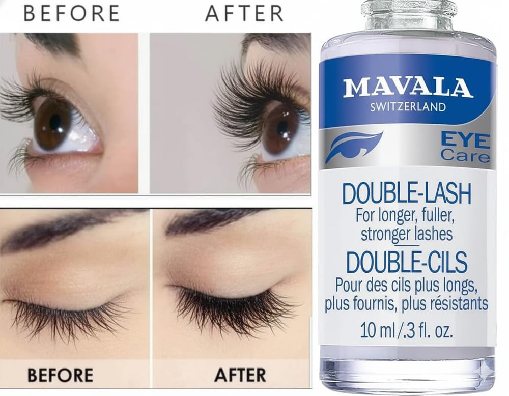 Applicateur précis pour l’application nocturne du sérum Mavala Double Lash.