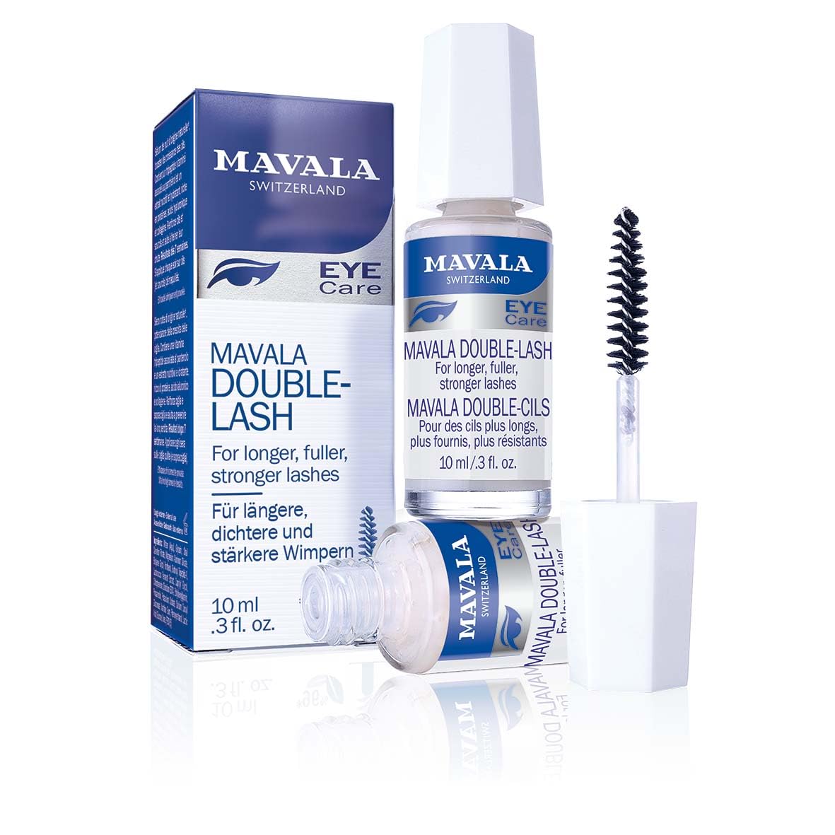 Sérum Mavala Double Lash en flacon pour nourrir les cils.