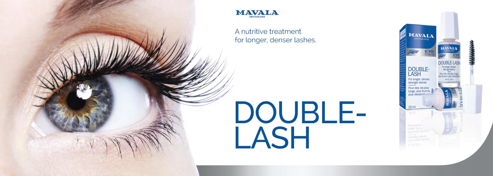 Sérum protège racine et pointe des cils avec Mavala Double Lash.