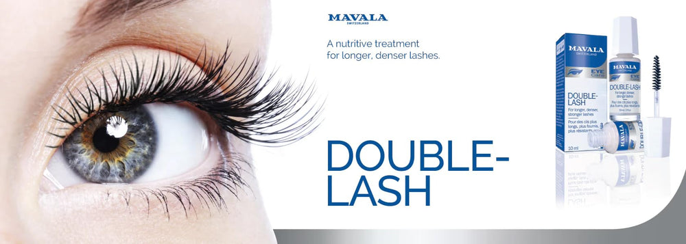 Sérum protège racine et pointe des cils avec Mavala Double Lash.
