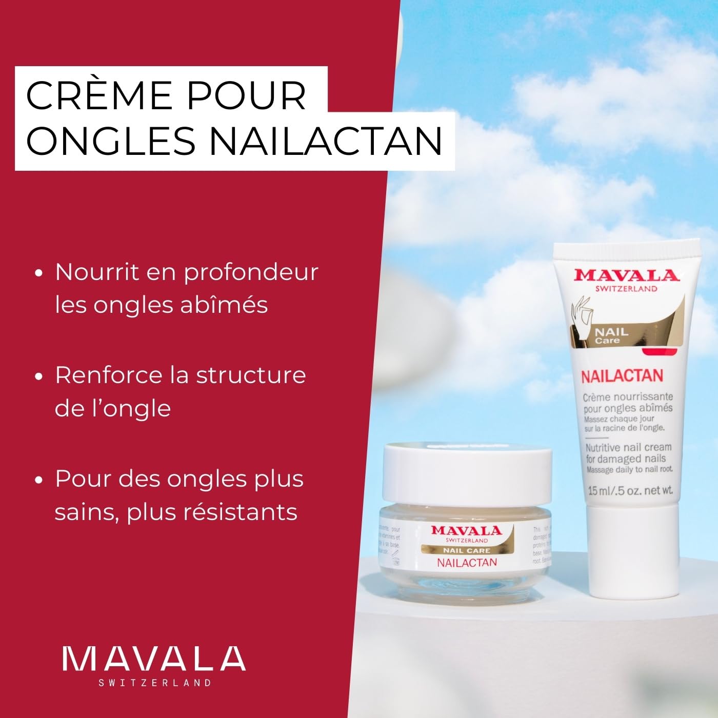 Application quotidienne des ongles avec Nailactan pour routine simple.