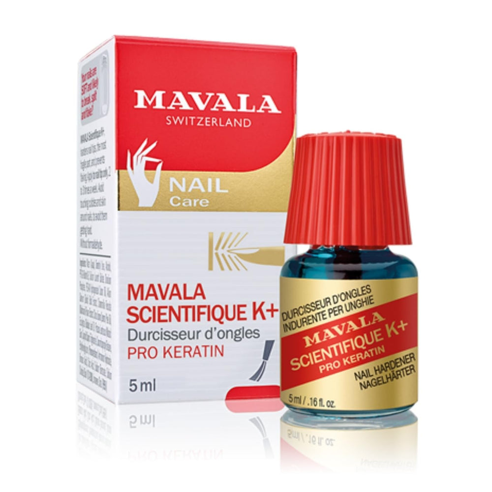 Mavala Scientifique K+ : bouteille de durcisseur renforçant les ongles fragiles