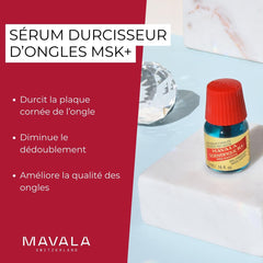 Mavala Scientifique K+ : texture aqueuse et séchage rapide sur l’ongle