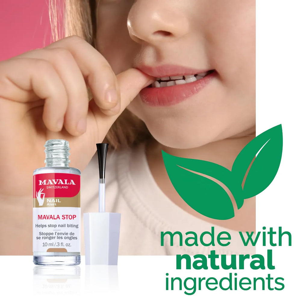 MAVALA Stop vernis incolore pour une finition discrète.