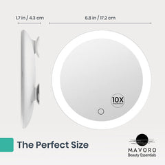 Mavoro LED: éclairage réglable pour une lumière uniforme du visage.