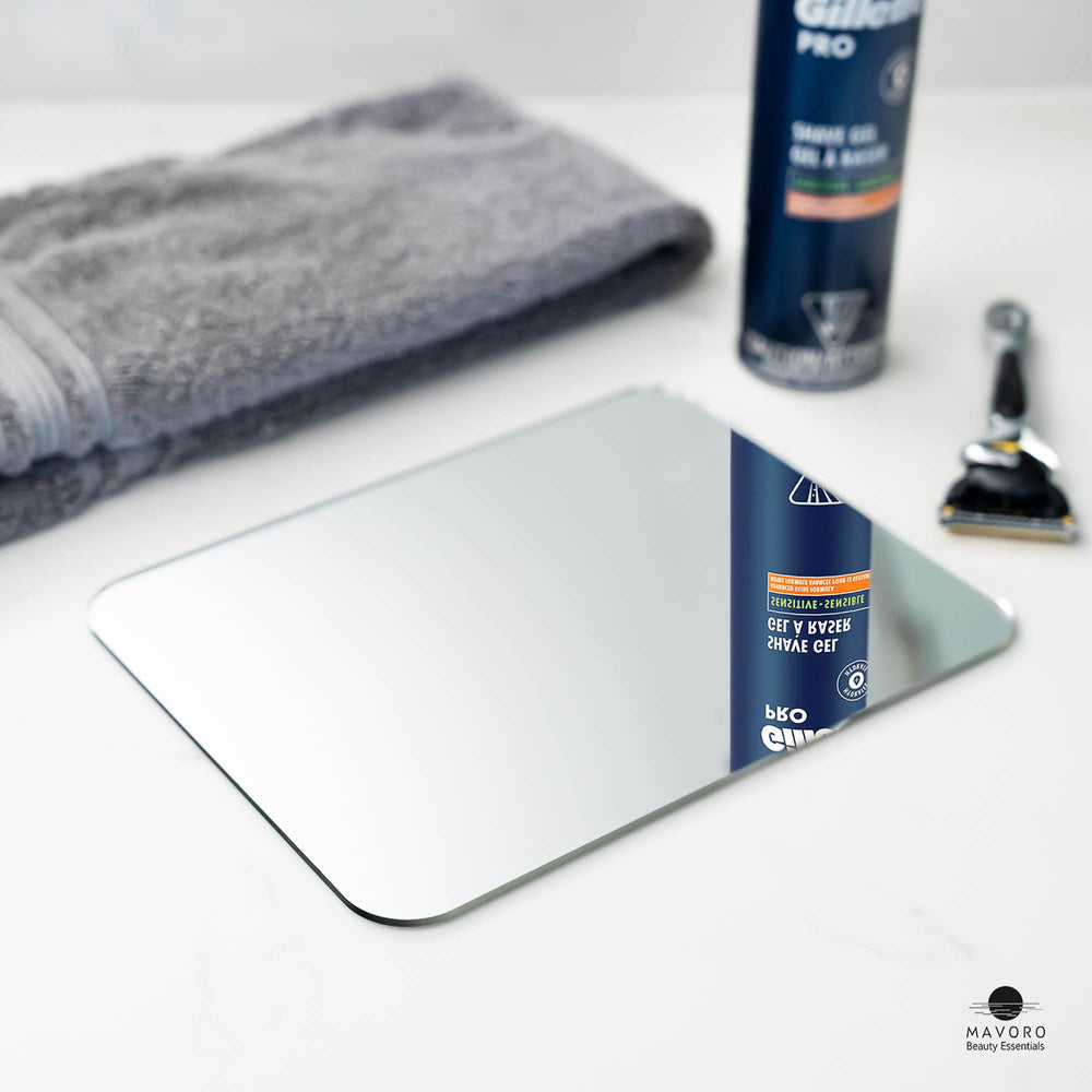 Mavoro Miroir Douche – installation simple: pelable et collable.