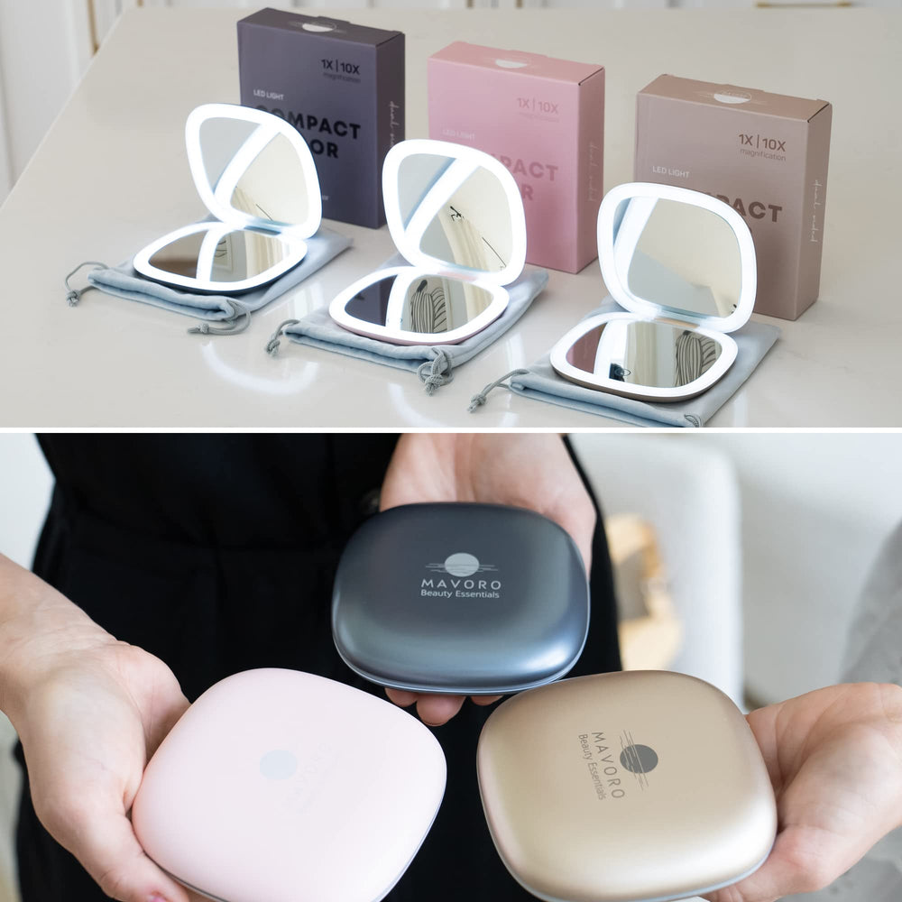 Mavoro skylight LEDs deliver natural color for true-to-life makeup.
