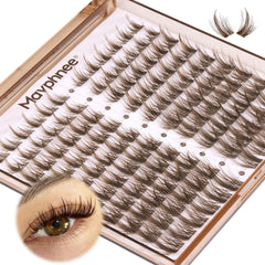 Mavphnee cils bruns CC-Curl 10-16 mm pour un regard naturellement défini