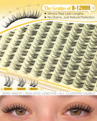Mavphnee colle cils séchage rapide, tenue durable et sans paquets.