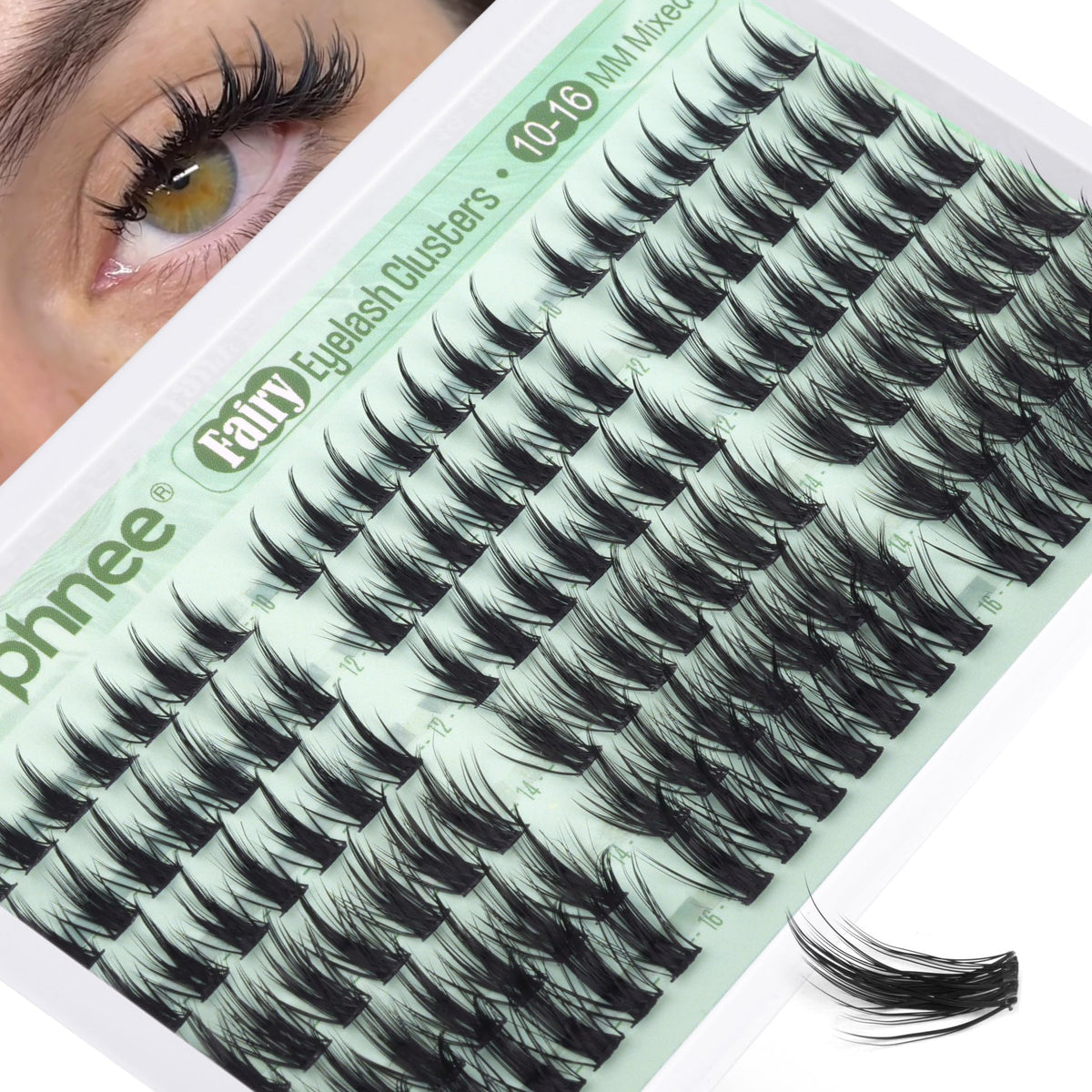 Étui compact Mavphnee pour lash en déplacement, rangement pratique et glamour instantané.