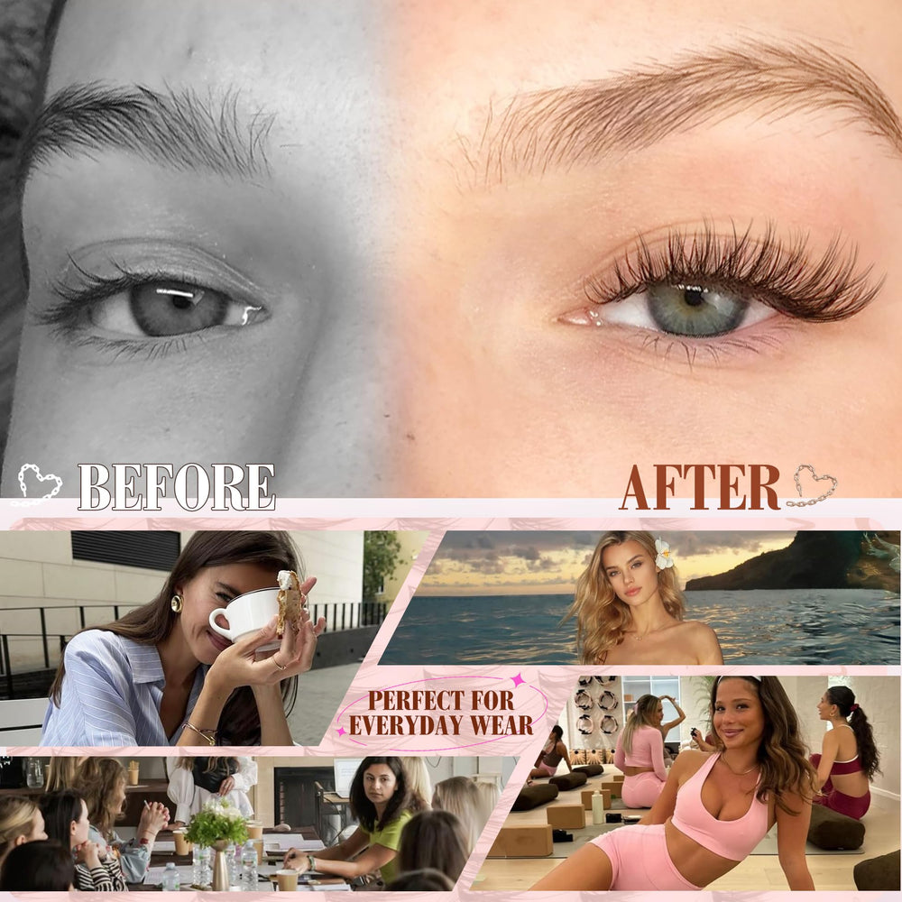 Extensions cils 8-16 mm Mavphnee pour une longueur modulable.