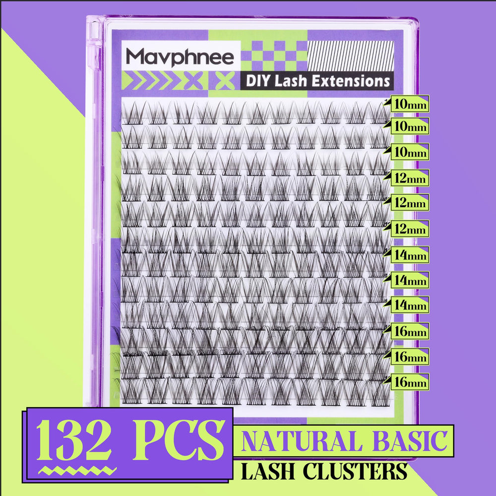 Mavphnee Extensions C-Curly 10-16mm pour un effet volumisant durable.