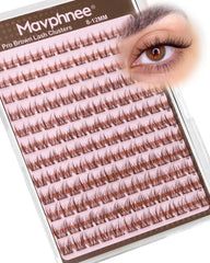 Mavphnee groupements cils brun 8-12mm montrant l’assemblage naturel