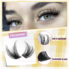 Mavphnee cils – groupes à courbe D pour ouvrir le regard.