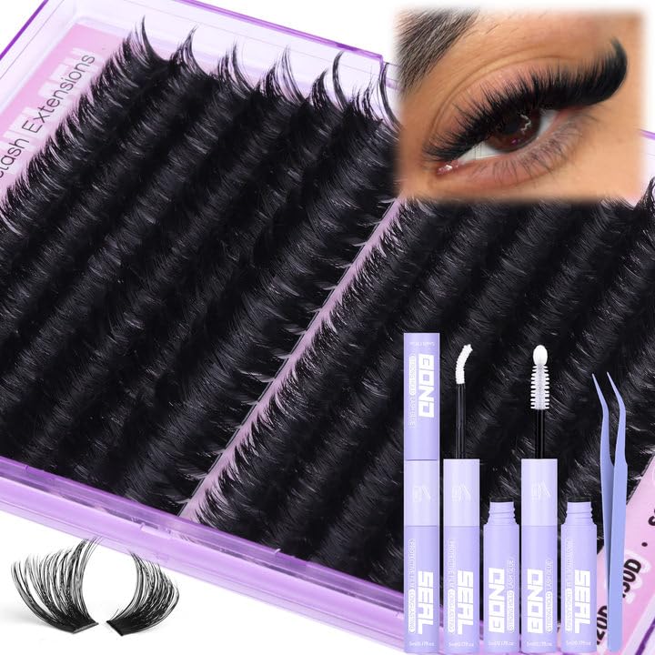 Kit cils clusters Mavphnee 14-20mm pour volume personnalisable.