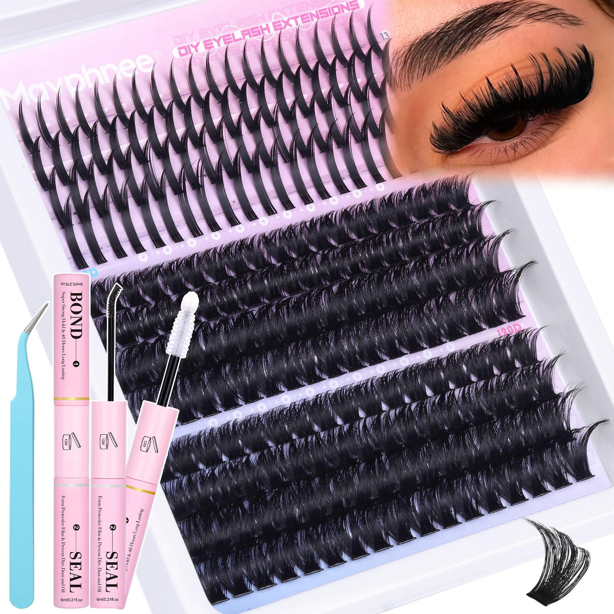 Mavphnee kit cils epines : regard audacieux et texture dramatique