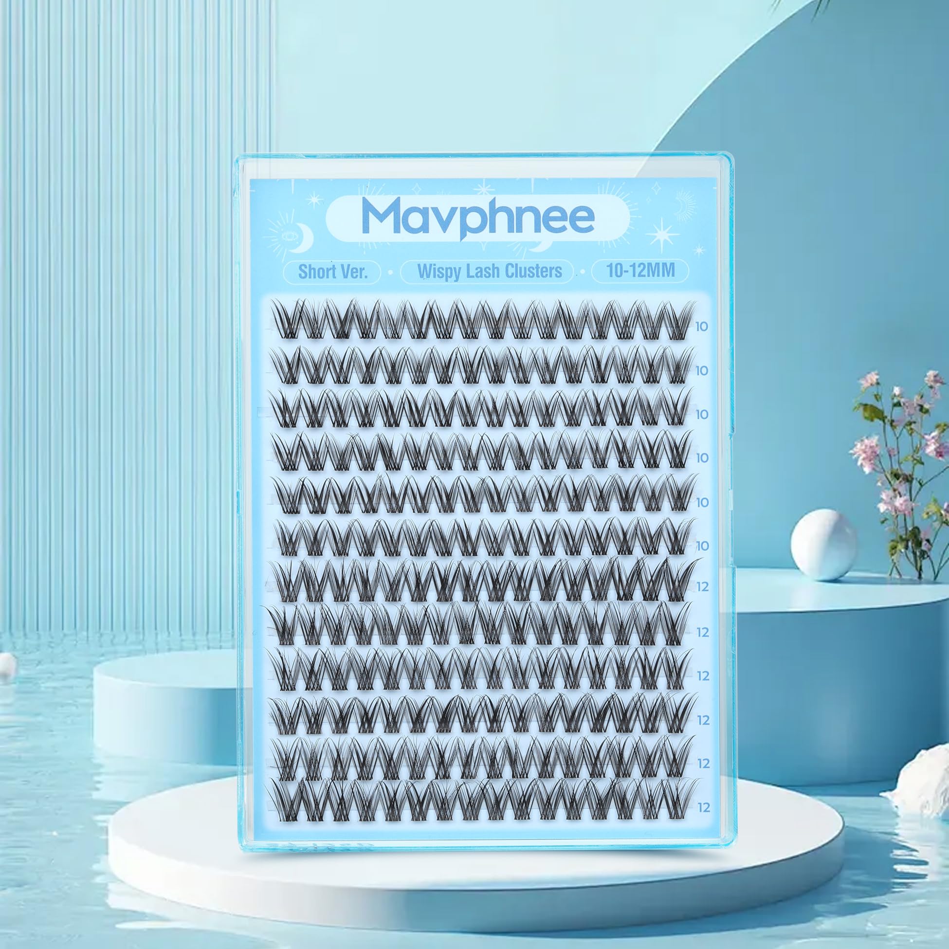 Mavphnee kit cils fait maison à domicile pour expérimenter des styles.
