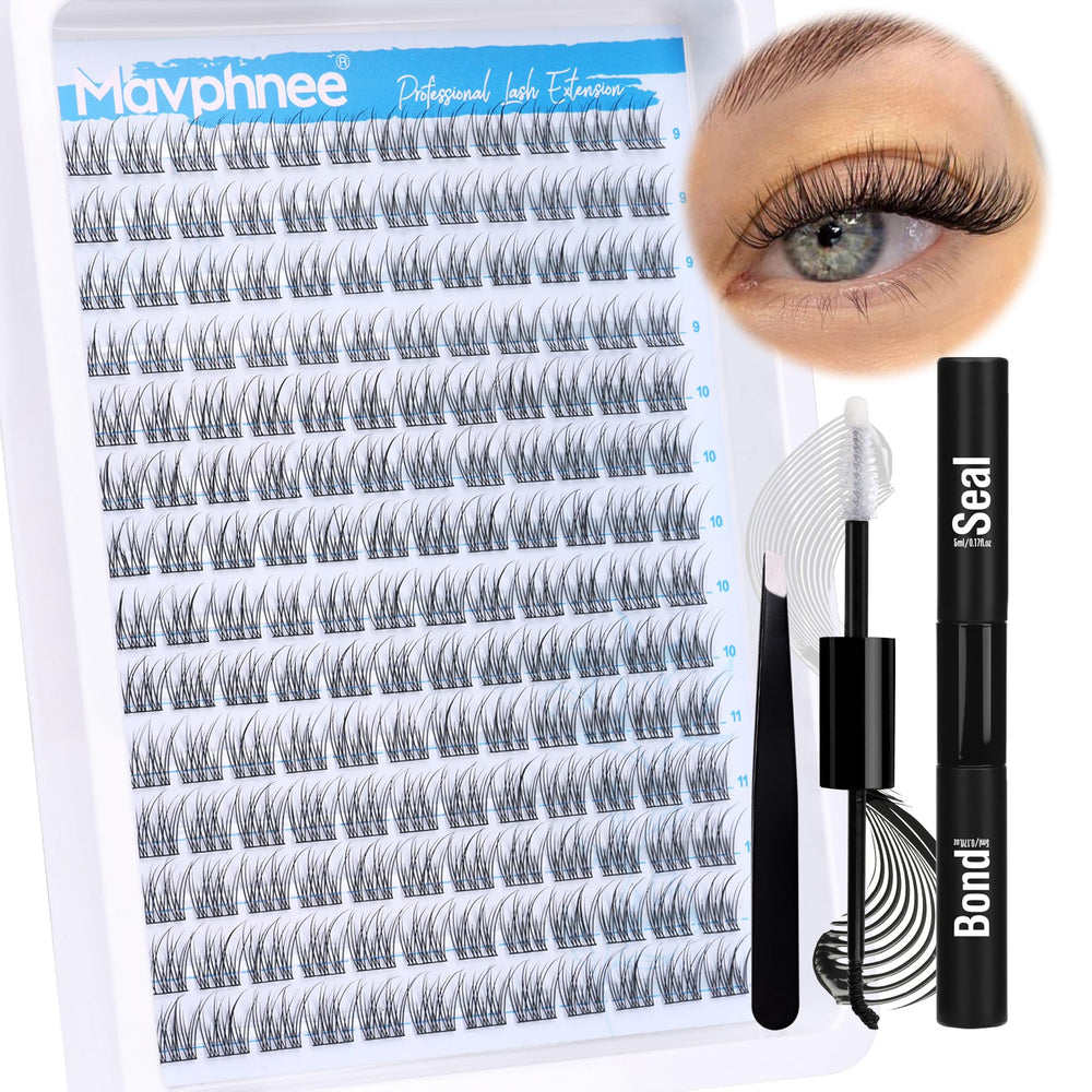 Mavphnee kit cils naturels 168 pièces pour un aspect discret et durable.