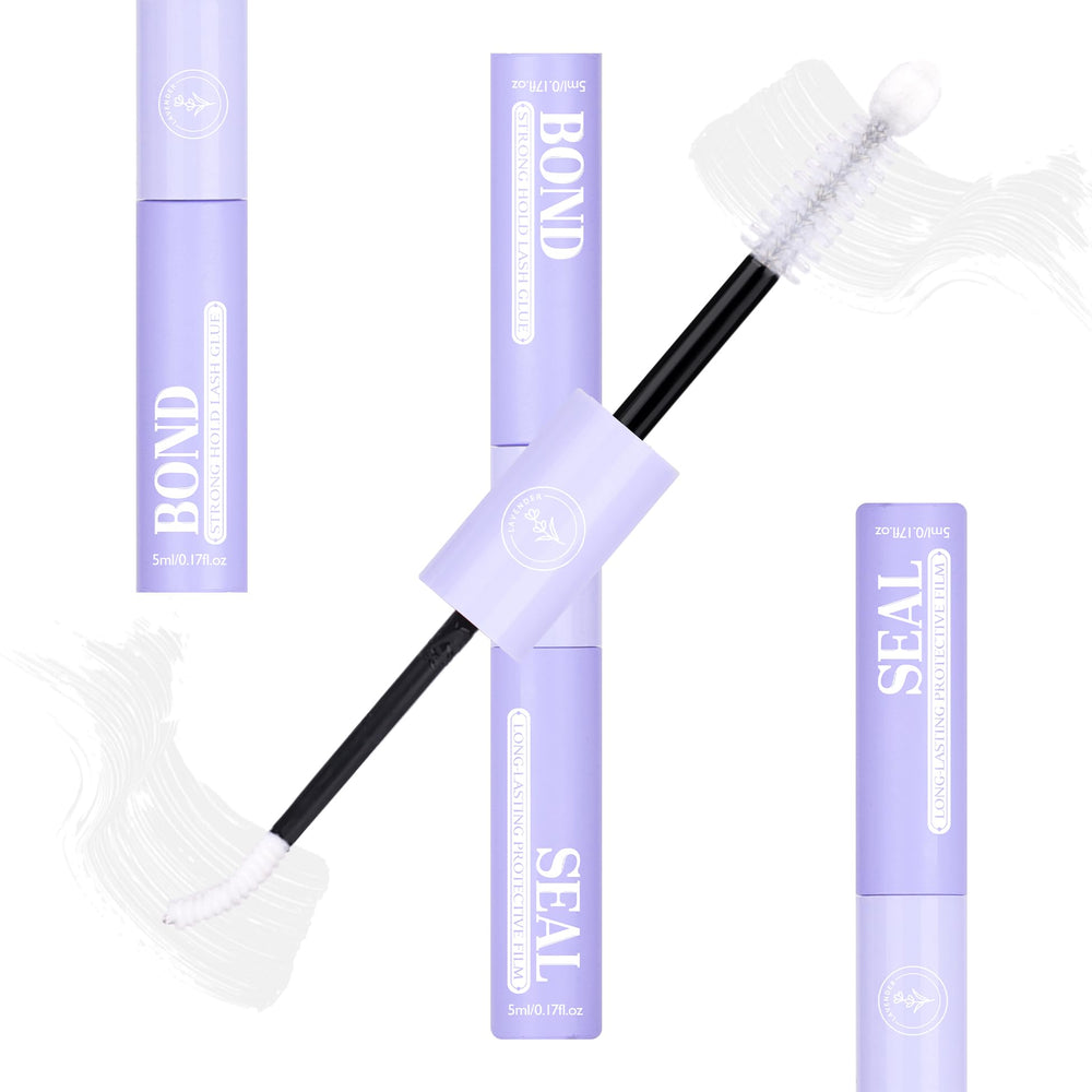 Mavphnee Lash Bond et Seal: bouteille transparente pour une tenue longue duree