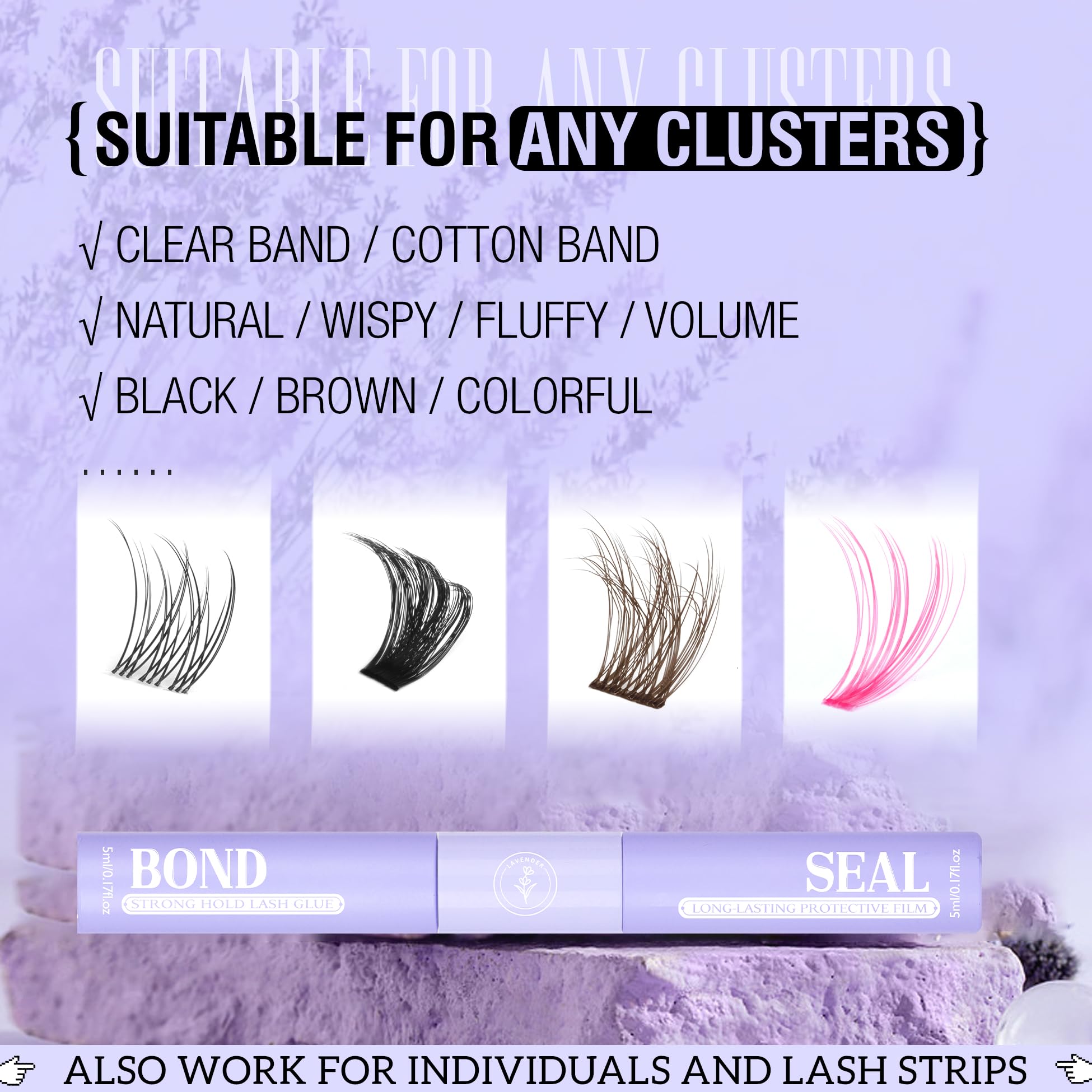 Mavphnee Lash Bond et Seal: formule douce adaptee aux yeux sensibles et porteurs de lentilles