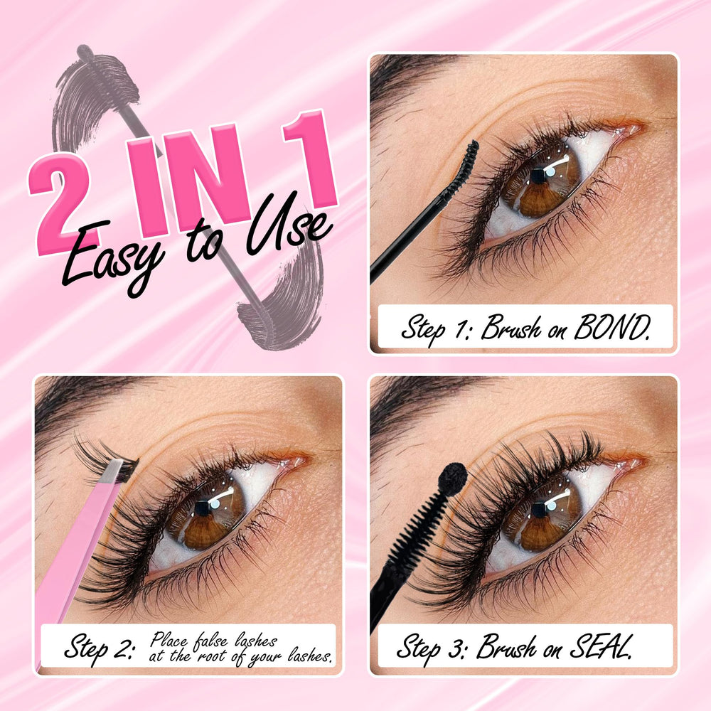 Mavphnee formule sans alcool enrichie vitamine E et huile de rose pour les cils.