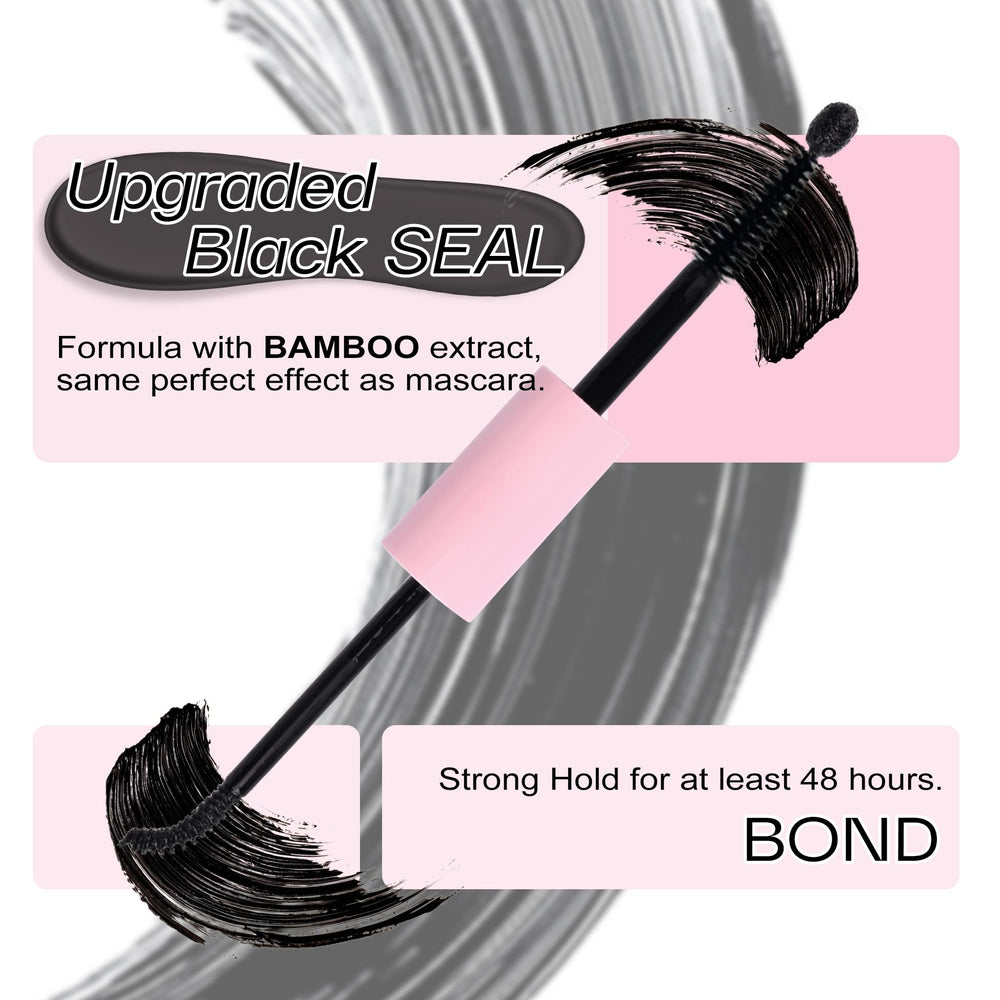 Mavphnee Lash Seal avec grande brosse pour verrouiller durablement les faux cils.