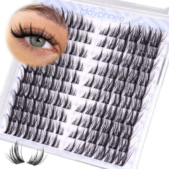 Mavphnee Manga Lash Clusters oeil-chat à pics, regard oeil-de-chat net et audacieux.