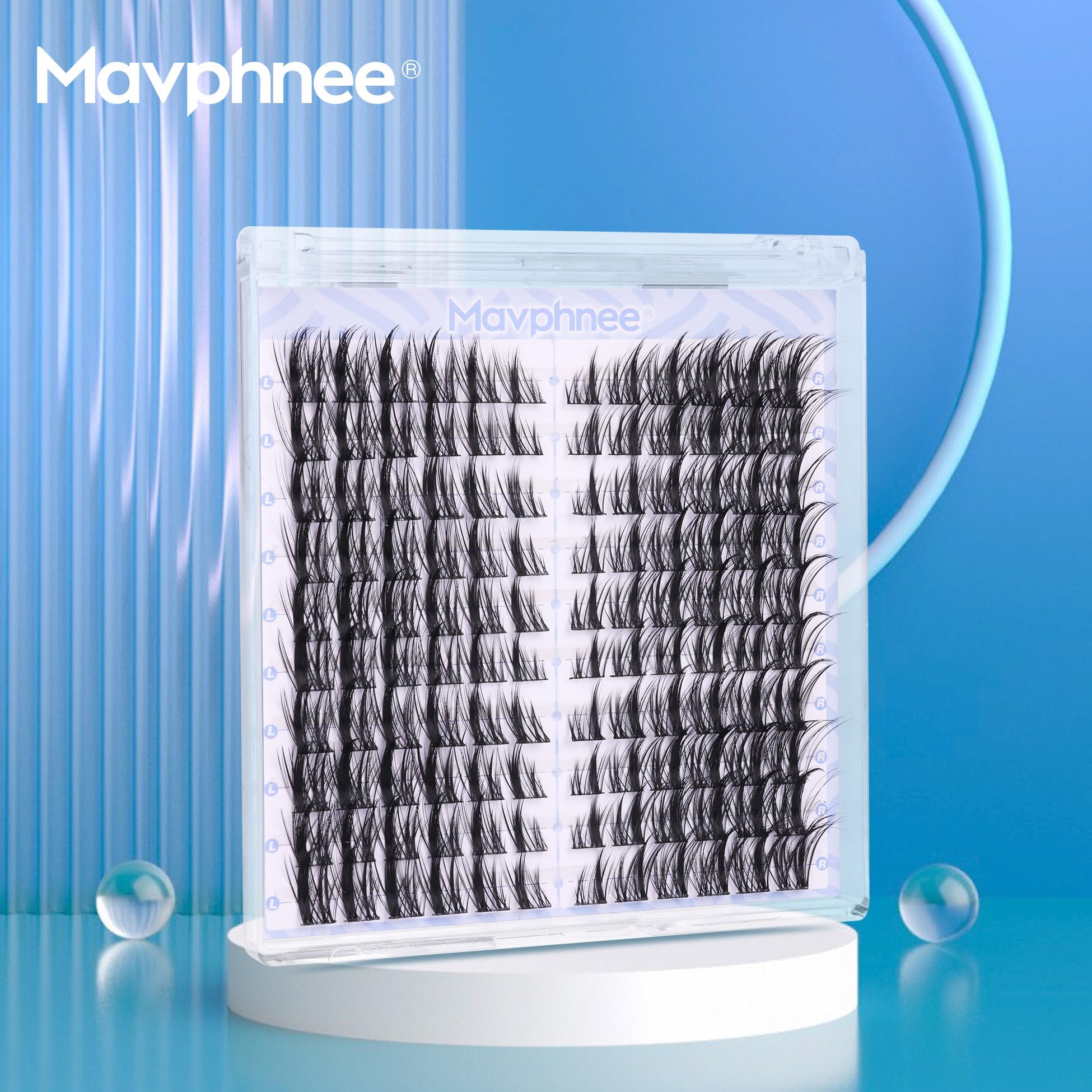Mavphnee Manga Lash Clusters oeil-chat application rapide, gain de temps.