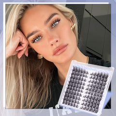 Mavphnee Manga Lash Clusters oeil-chat faux-mink, douceur pour les yeux.