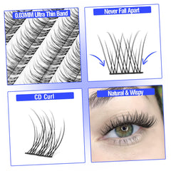 Mavphnee pinces-applicateur cils pour une pose précise et facile.