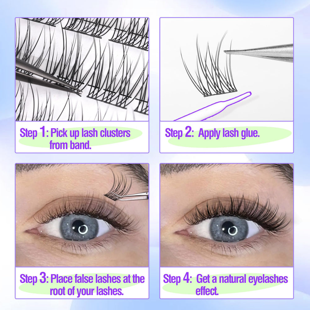 Mavphnee sans cruauté, cils-grappes CC-Curly, beauté éthique