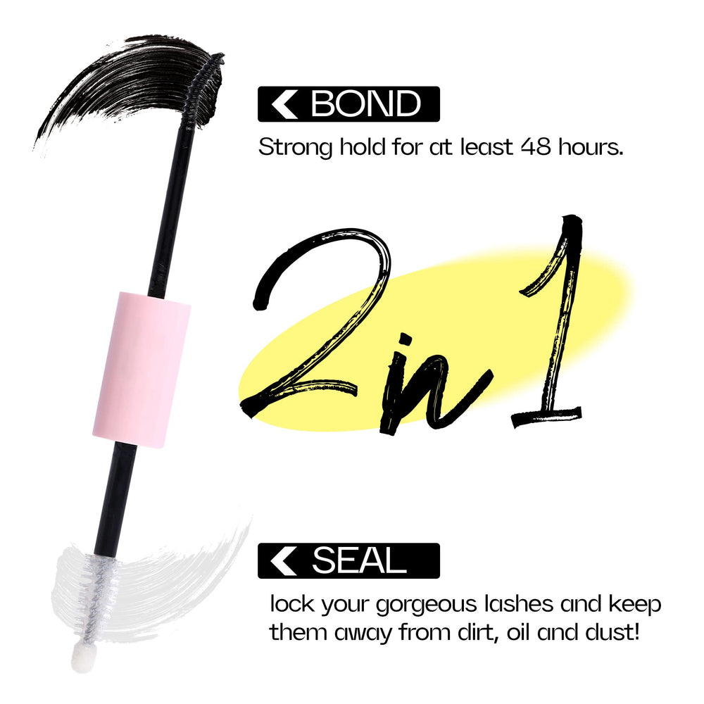 Mavphnee scellage colle-cils avec brosse base des cils