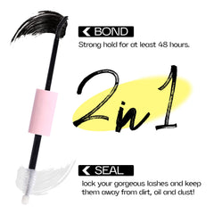 Mavphnee scellage colle-cils avec brosse base des cils